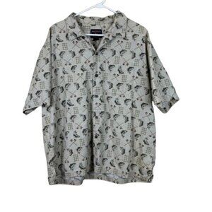 Vintage Woolrich Button Up Shirt Fishing Outdoors Size XL